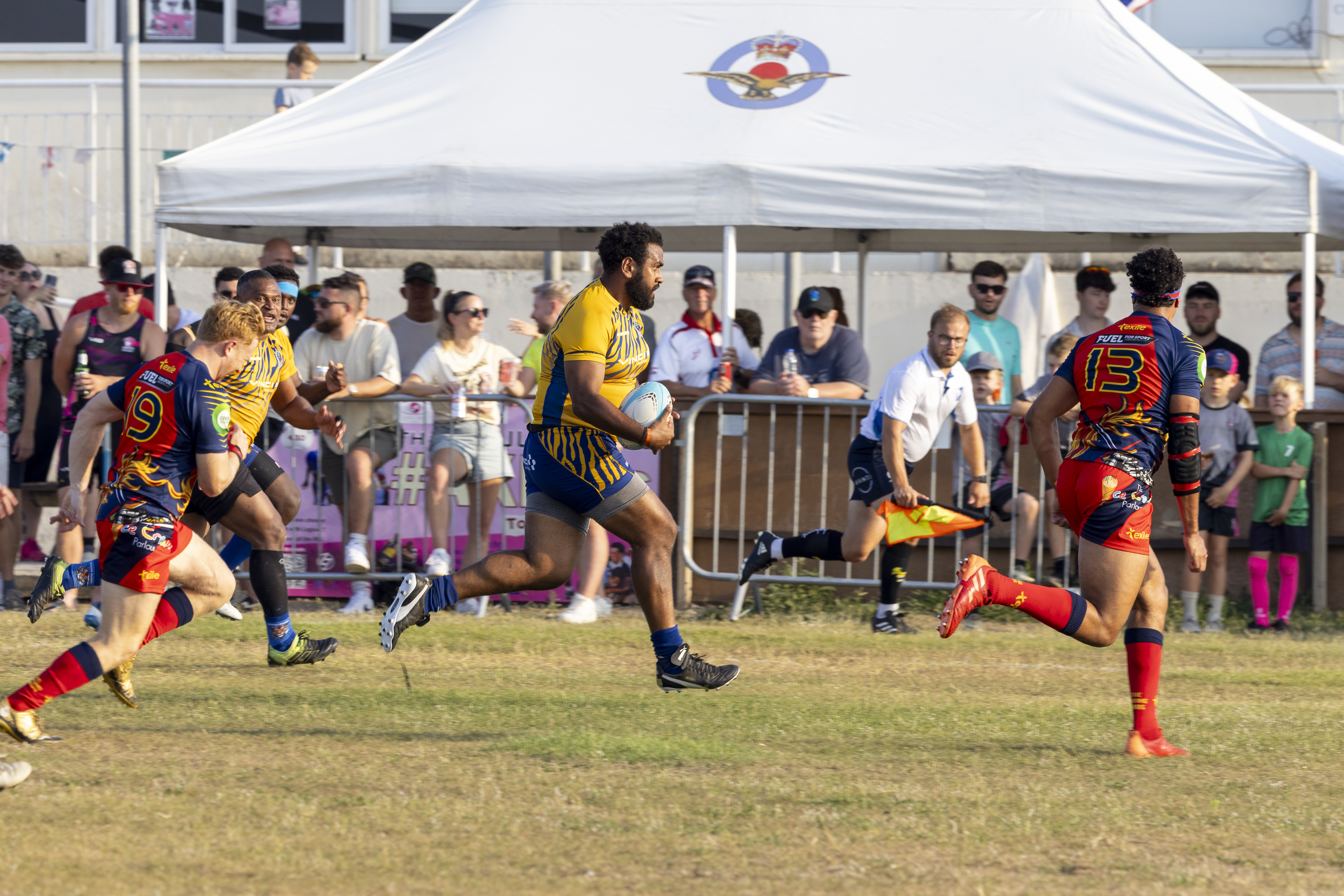 PWRR in action at the Aki 10s rugby