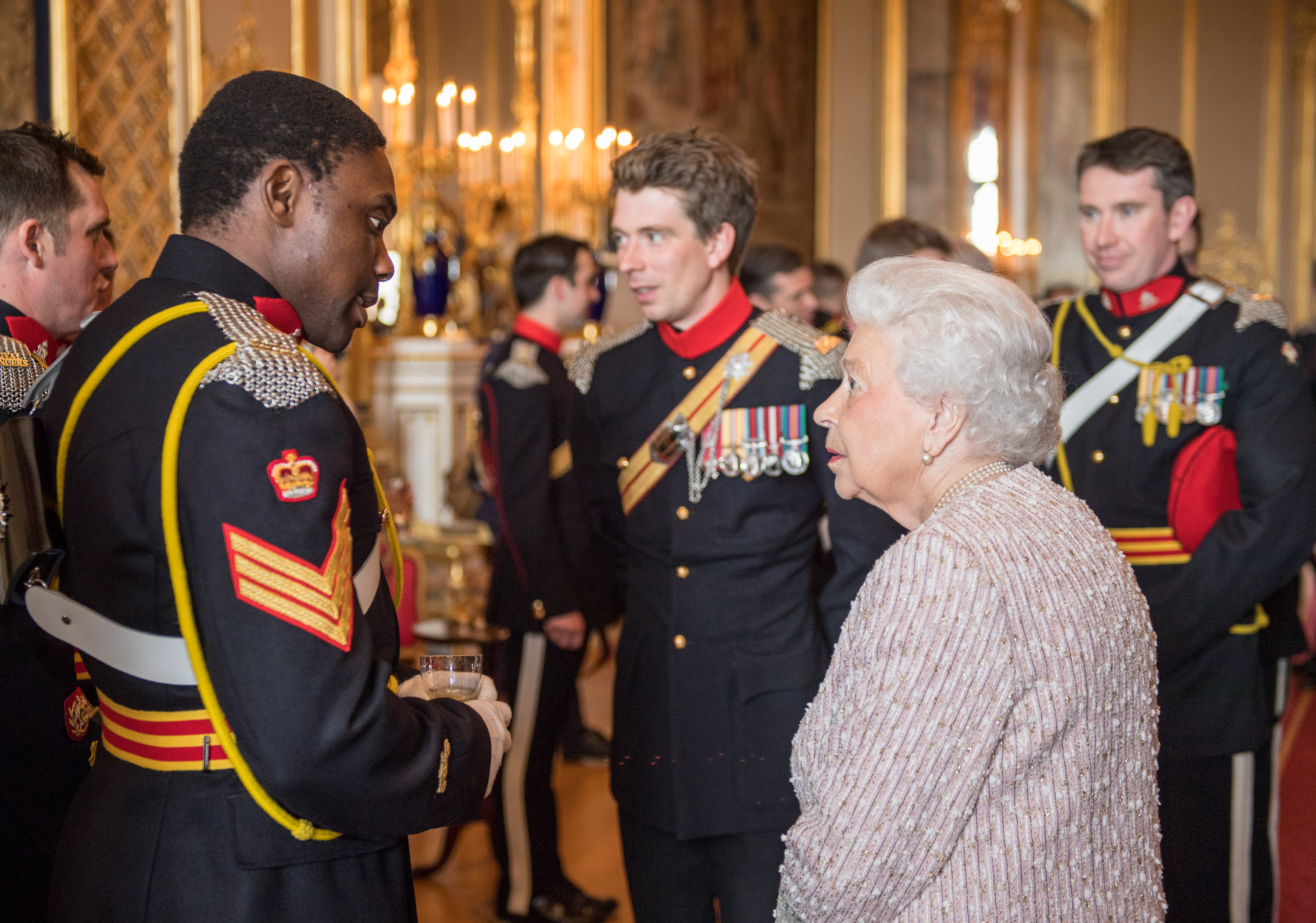 Queen Honours The Royal Lancers