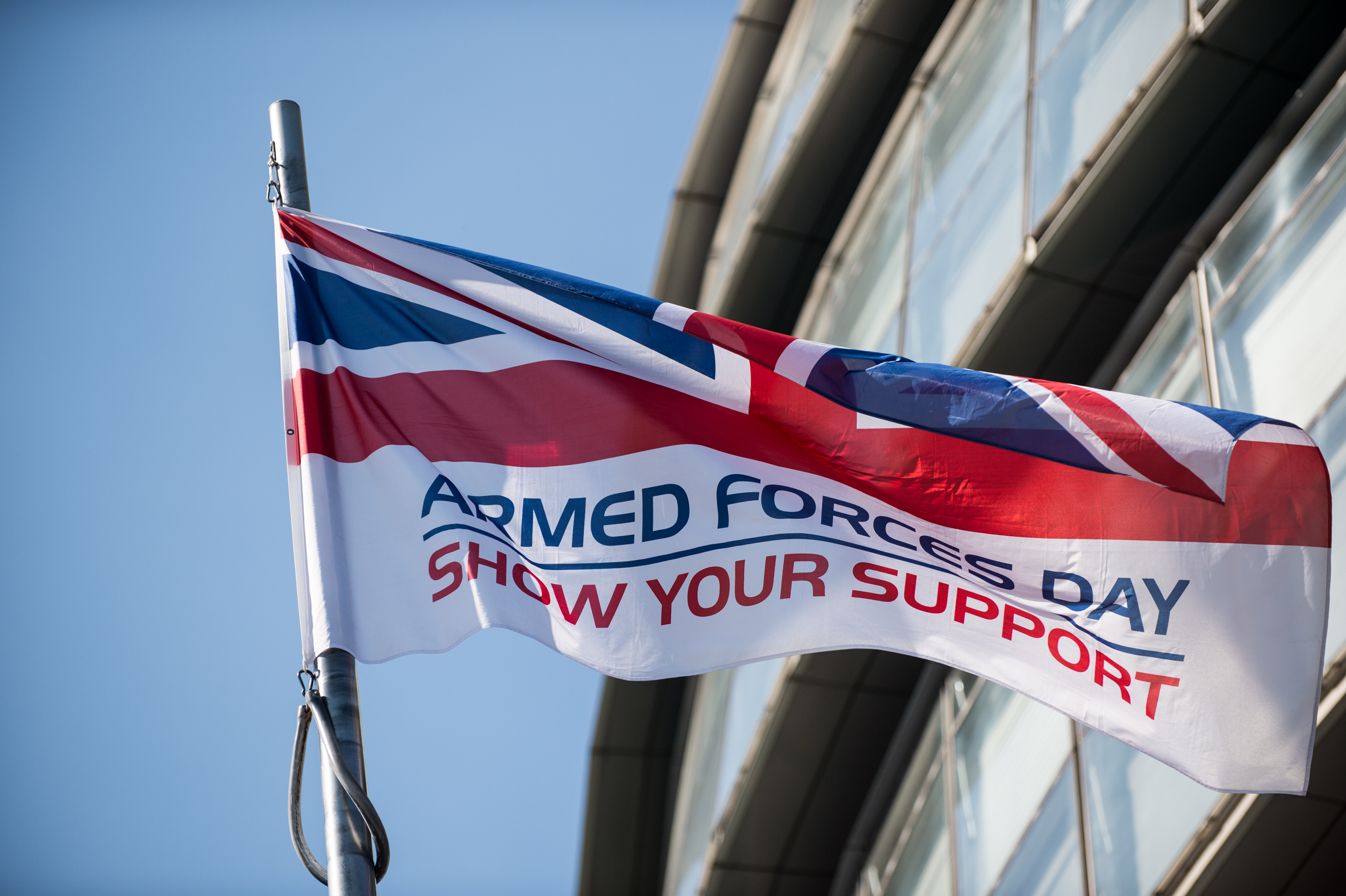AFD Flag Raised