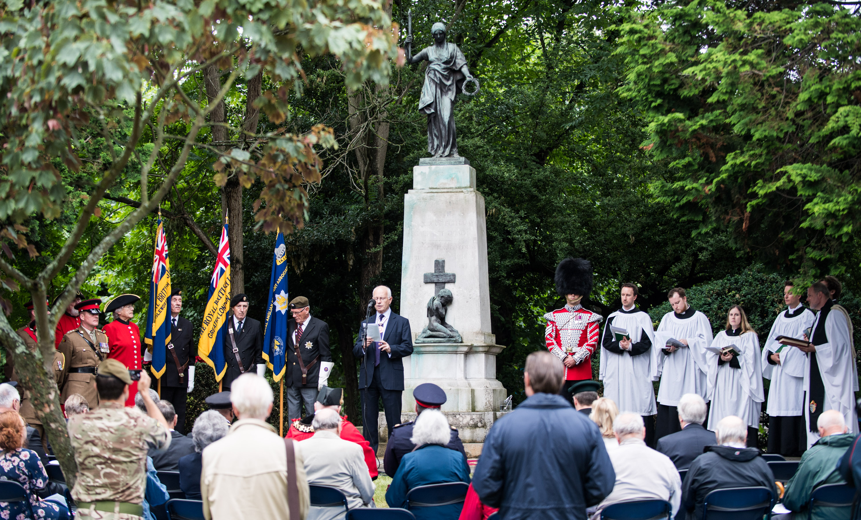 Memorial ceremony for 2nd Lt Frank Wearne VC