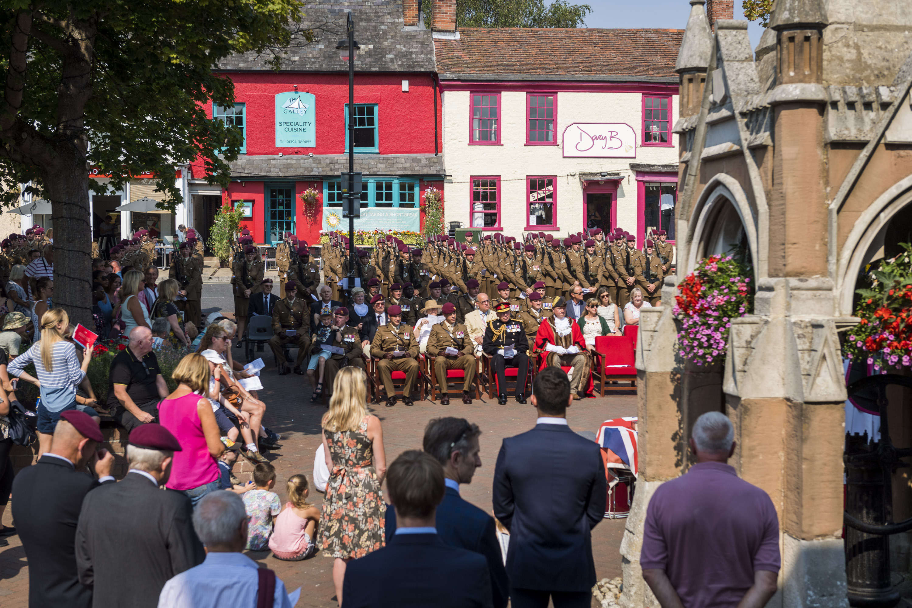 To celebrate its 15th anniversary, 23 Parachute Engineer Regiment exercised its Freedom of Woodbridge 