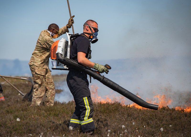 Saddleworth Moor fire 4th Battalion, Royal Regiment of Scotland