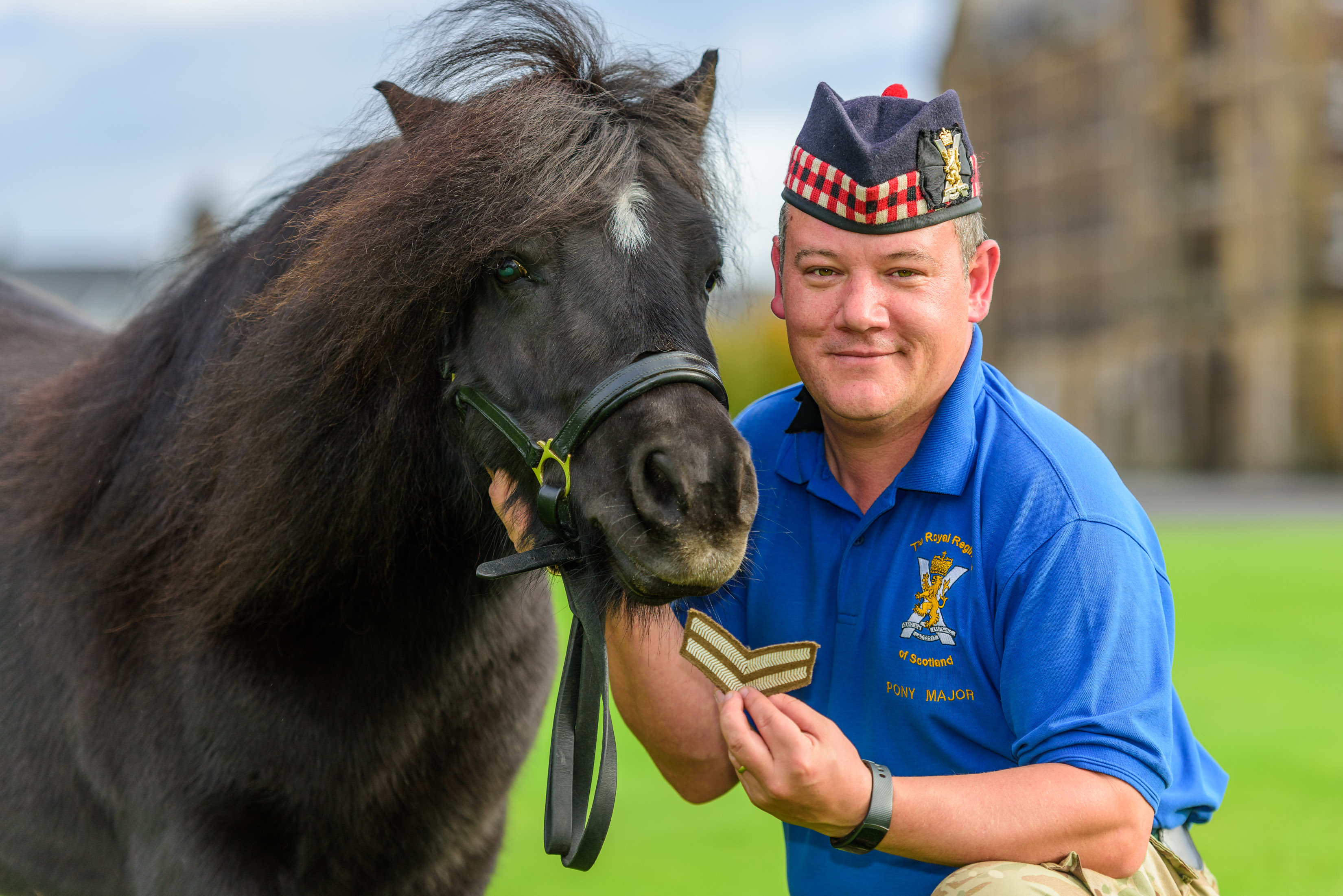 Cheeky Regimental Mascot Makes Himself Known To The Queen
