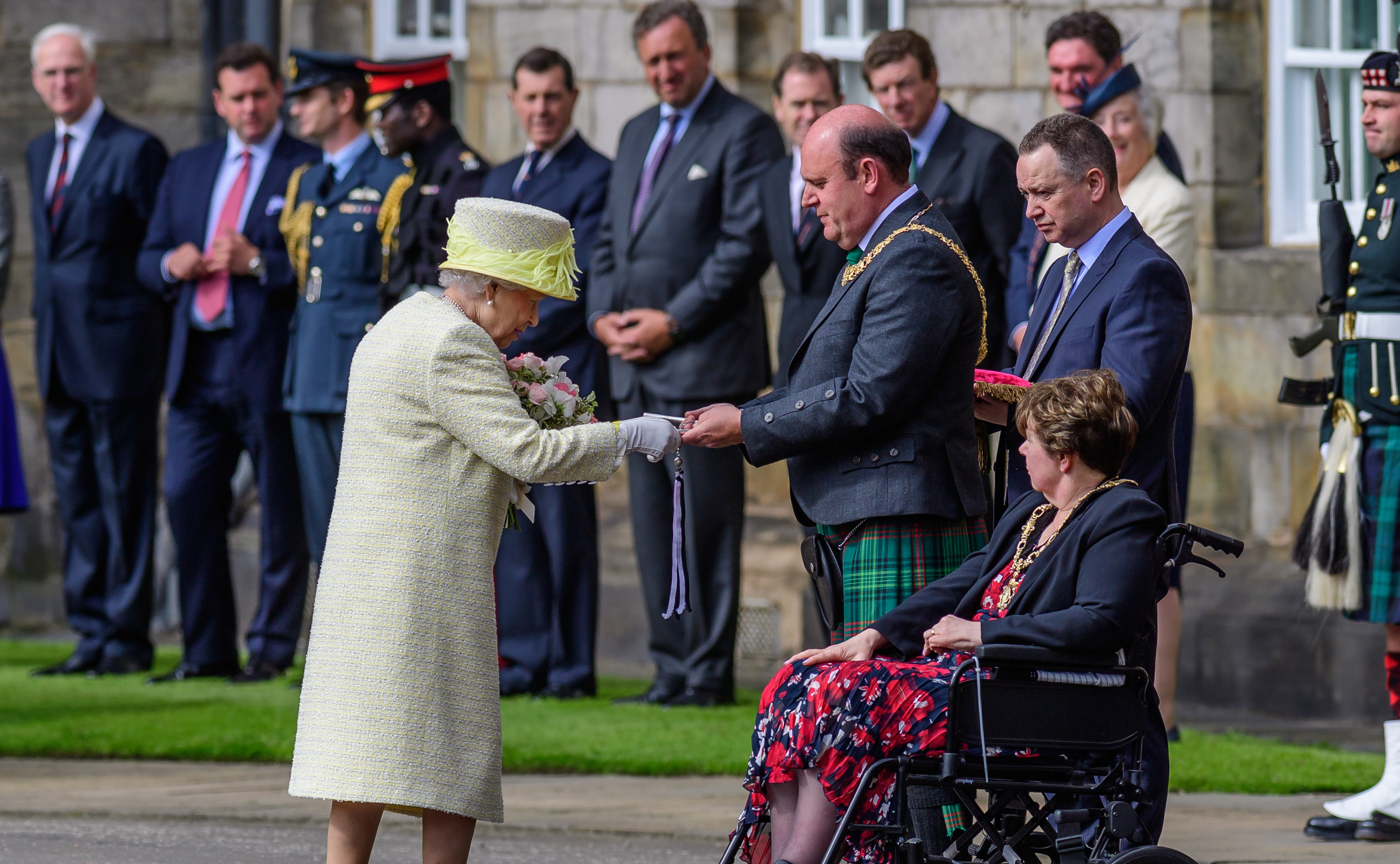 Queen Holyrood Week Ceremony of the Keys