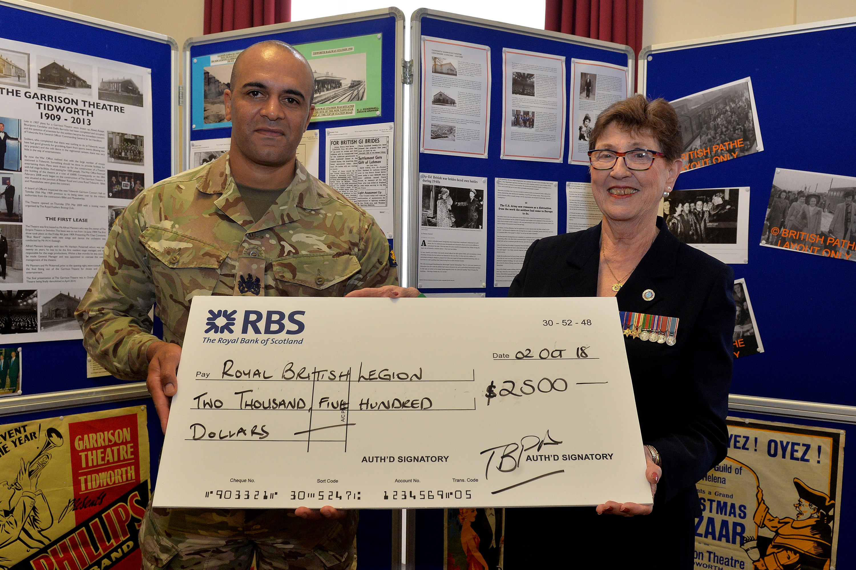 Garrison Sergeant Major WO1 Michael Avant & Irene Cobb