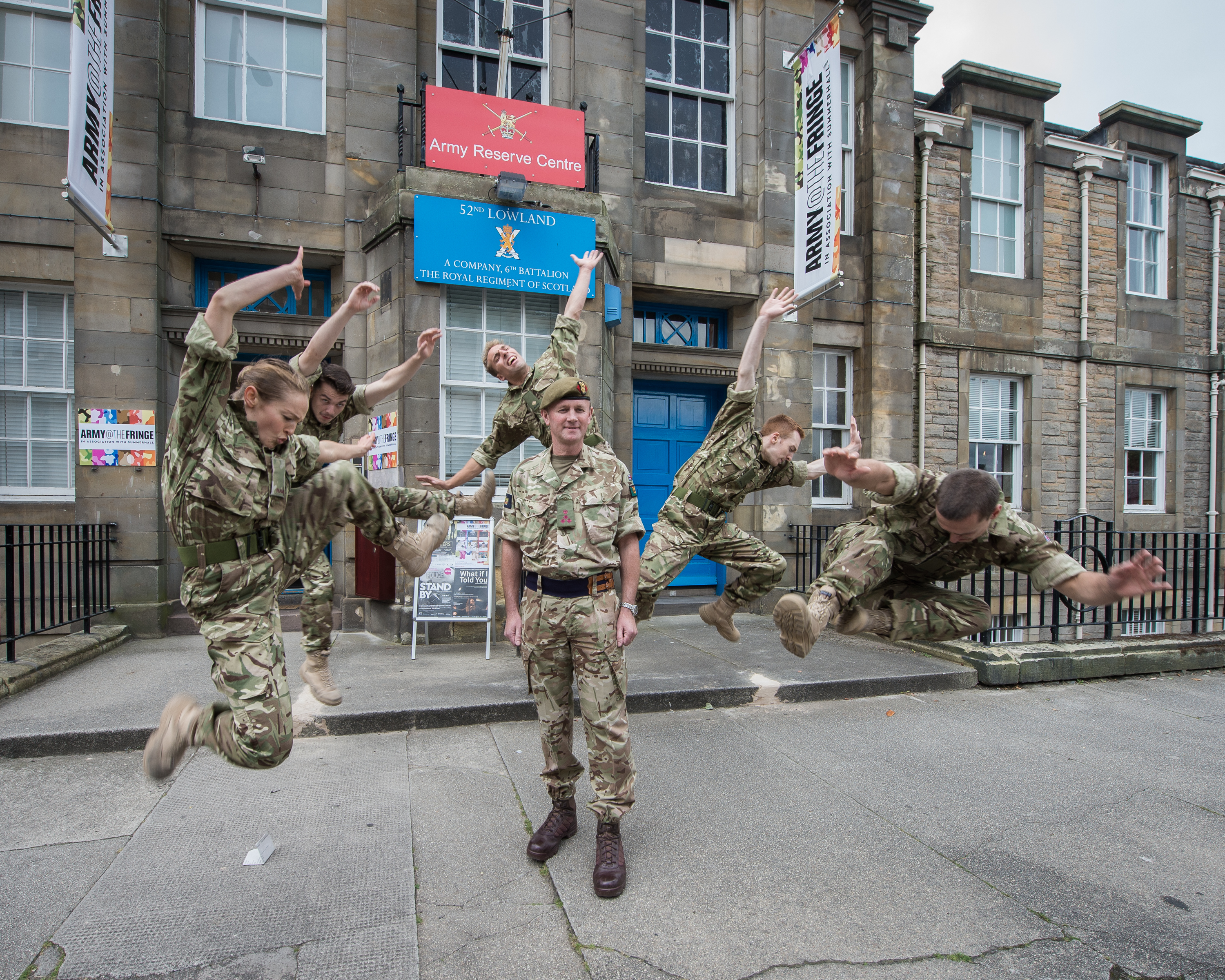Army The Fringe Edinburgh Scotland Dance