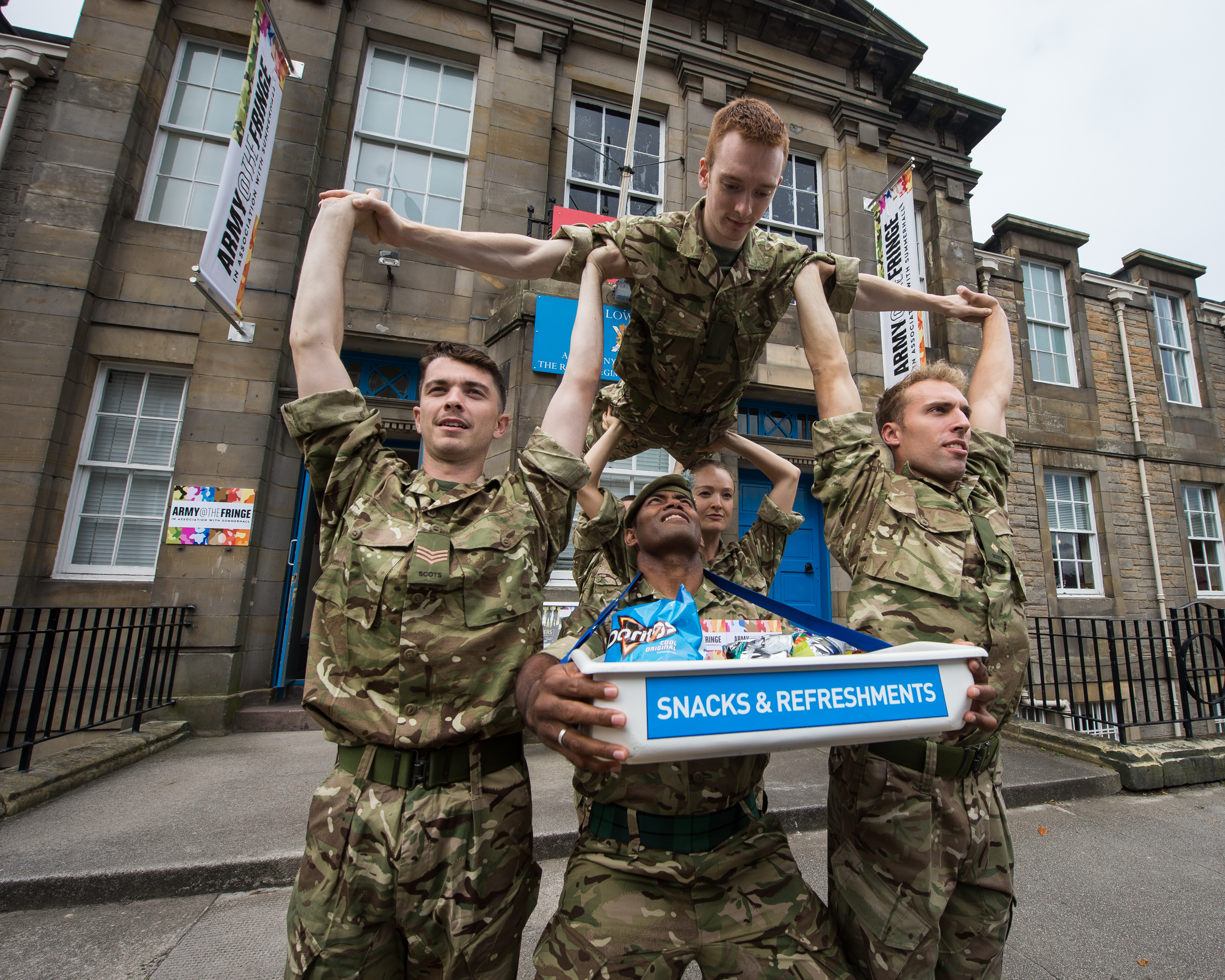 Army The Fringe Edinburgh Scotland Dance