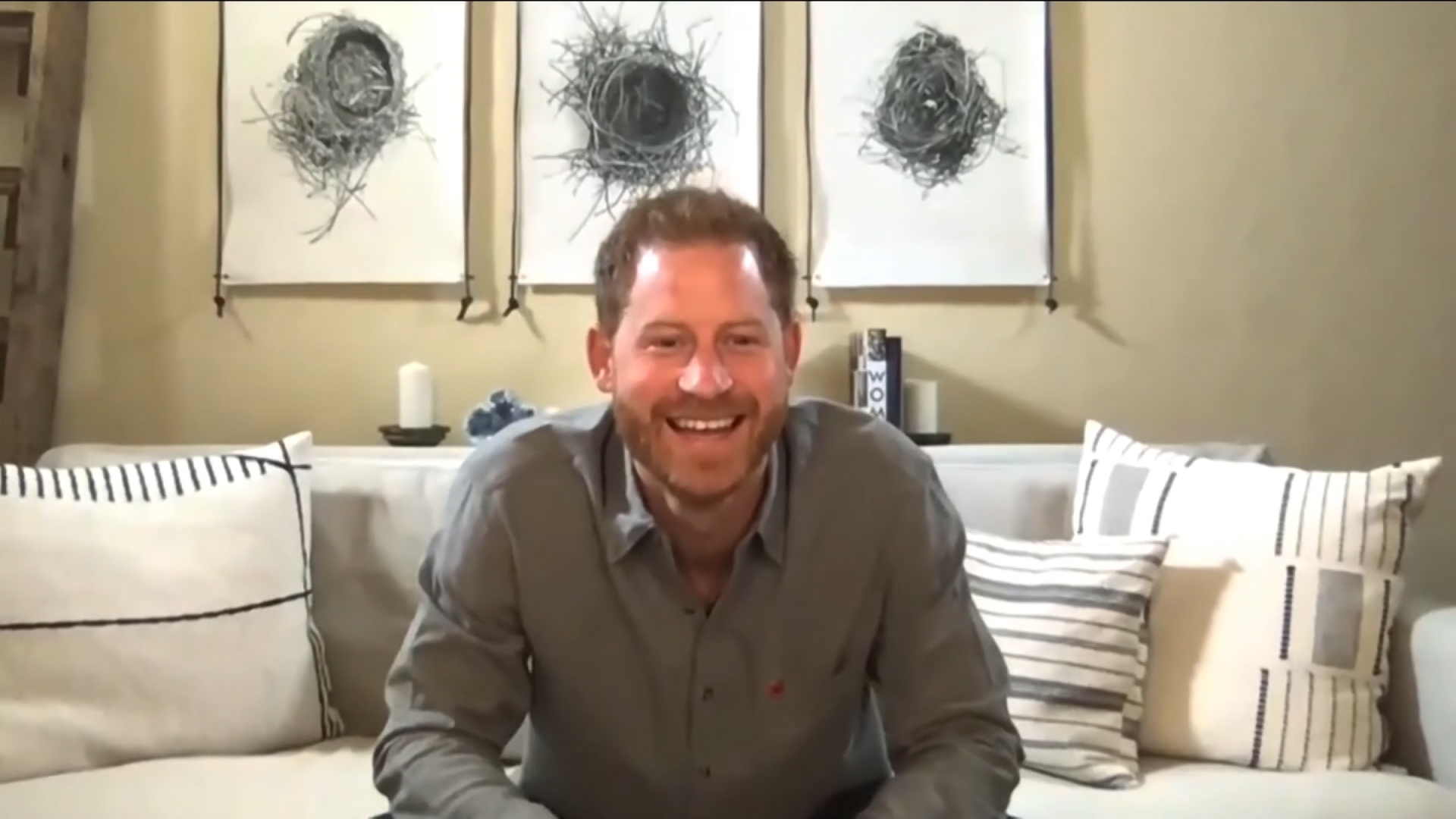 Prince Harry, who knows JJ Chalmers from his Invictus Games days, sent a special message to the duo ahead of last week's performance (Picture: BBC Studios).