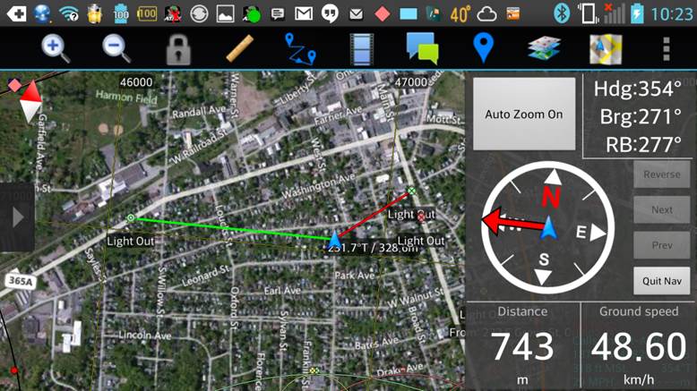 ATAK screenshot