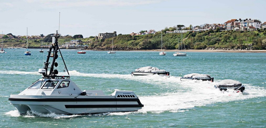 ATLAS Remote Combined Influence Minesweeping System to Royal Navy - Crown copyright