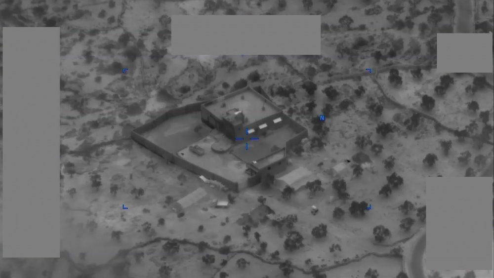 Abu Bakr Al-Baghdadi's compound in Syria before it was destroyed by the US in 2019 (Picture: US Department of Defense).