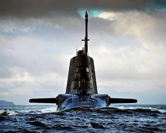 Look Out! Royal Navy Sub Hits Ship