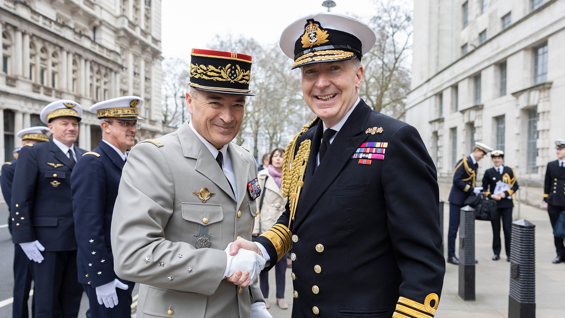 Admiral Sir Tony Radakin and General Thierry Burkhard
