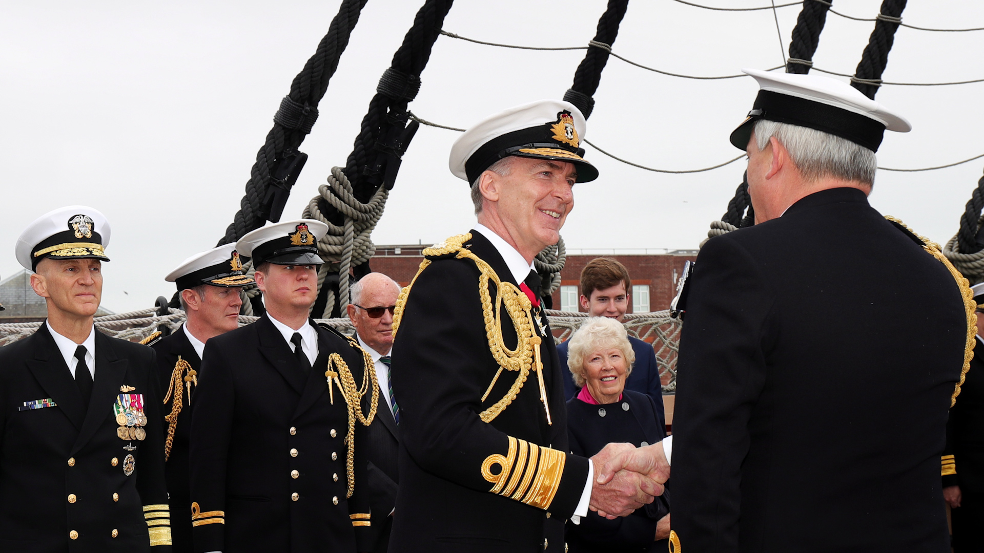 Admiral Tony Radakin and Admiral Philip Jones ROYAL NAVY