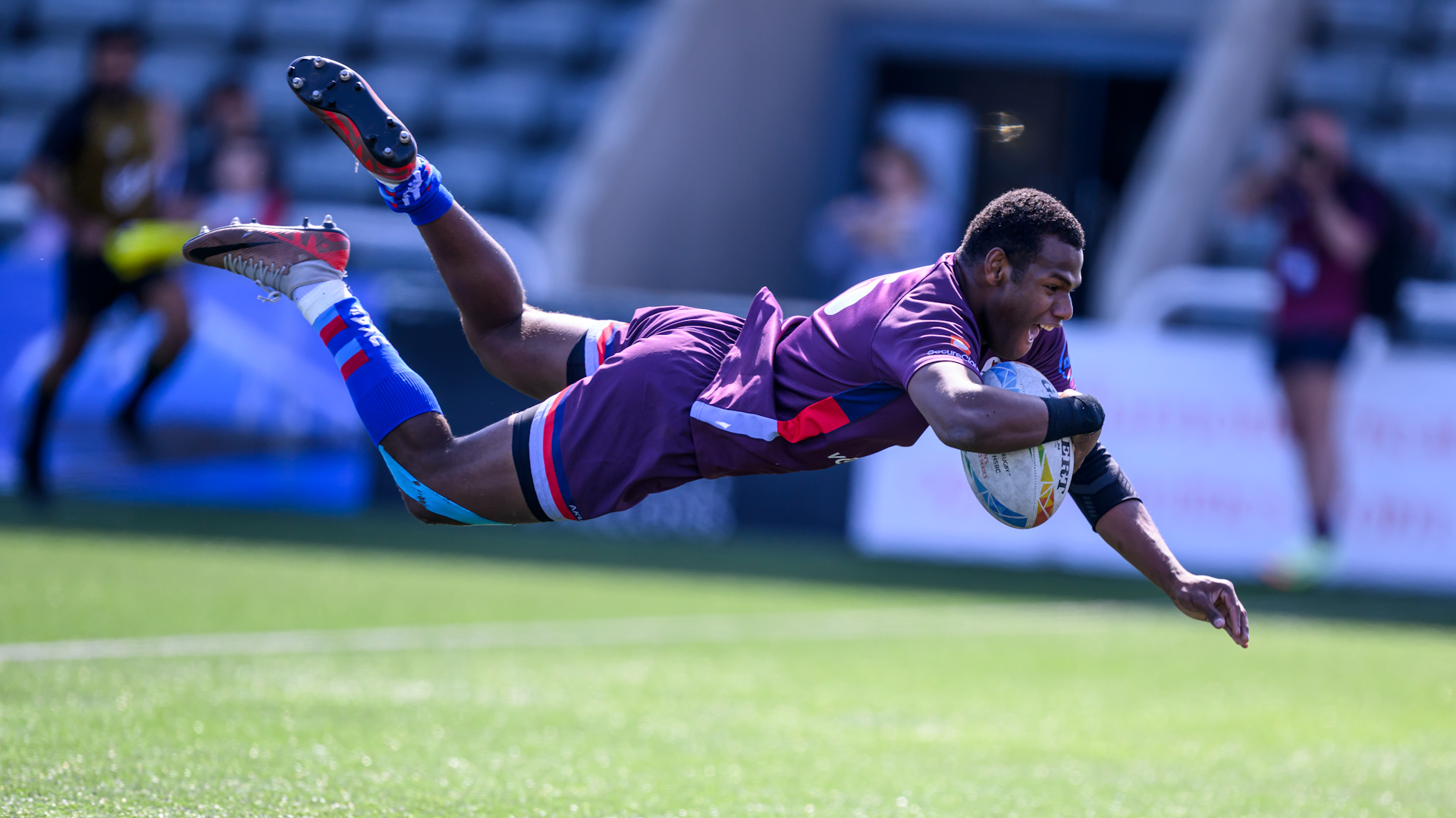 Adriu Muritoki scores debut try for UKAF men Credit Alligin Photography and Craig Watson Date 22062024.jpg