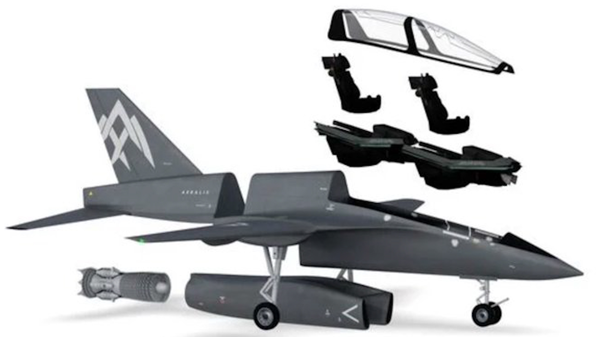 Aeralis modular aircraft concept shown in different segments (Picture: Aeralis/Twitter).