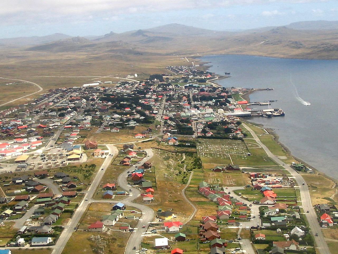 Aerial_photo_Port_Stanley_edit by Tom L-C and TSP