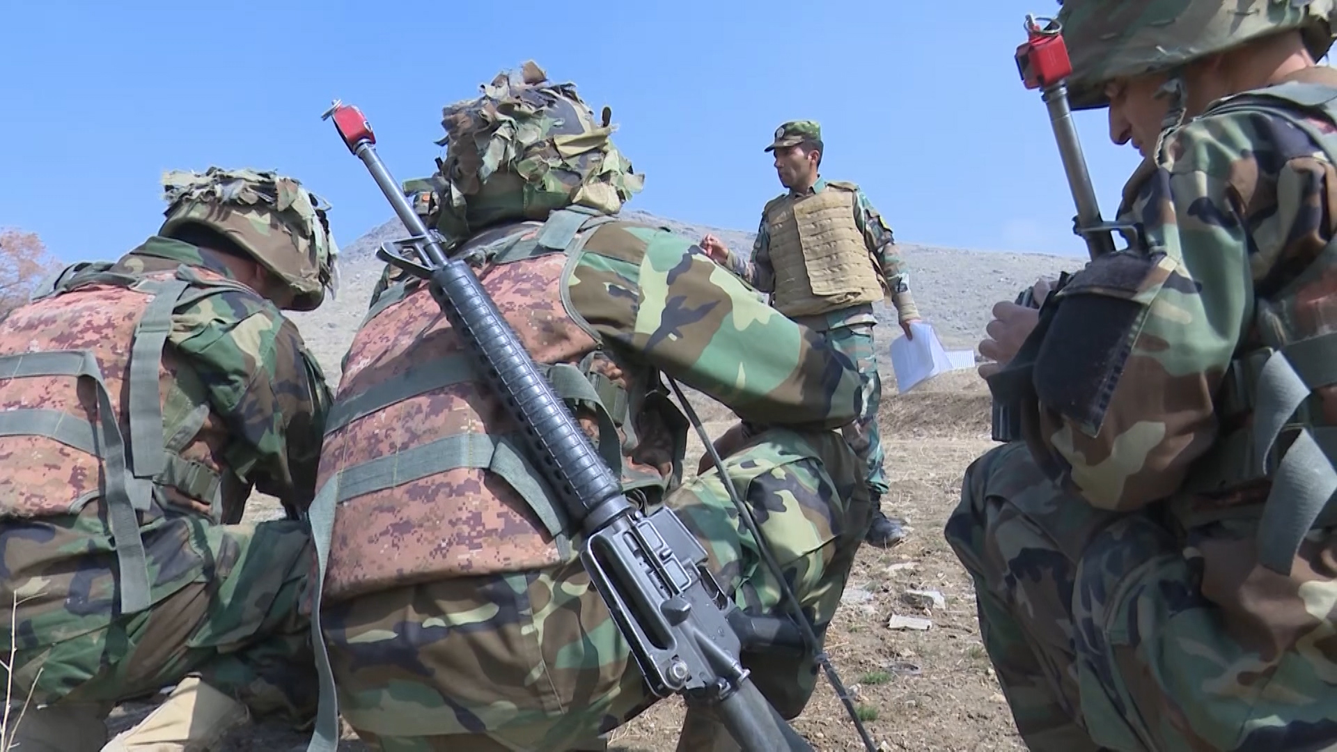 Afghan Academy Training Soldiers 