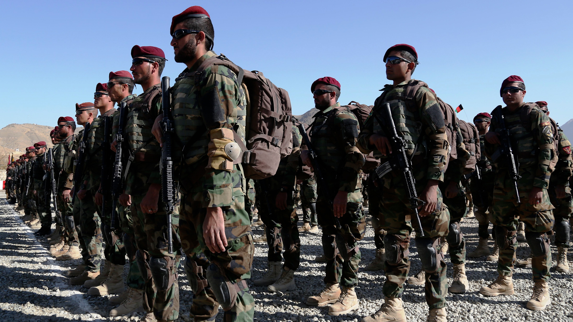 Afghan Special Forces Graduation Ceremony In Kabul Afghanistan 091116 CREDIT Rahmat Alizadah, Xinhua, Alamy Live News
