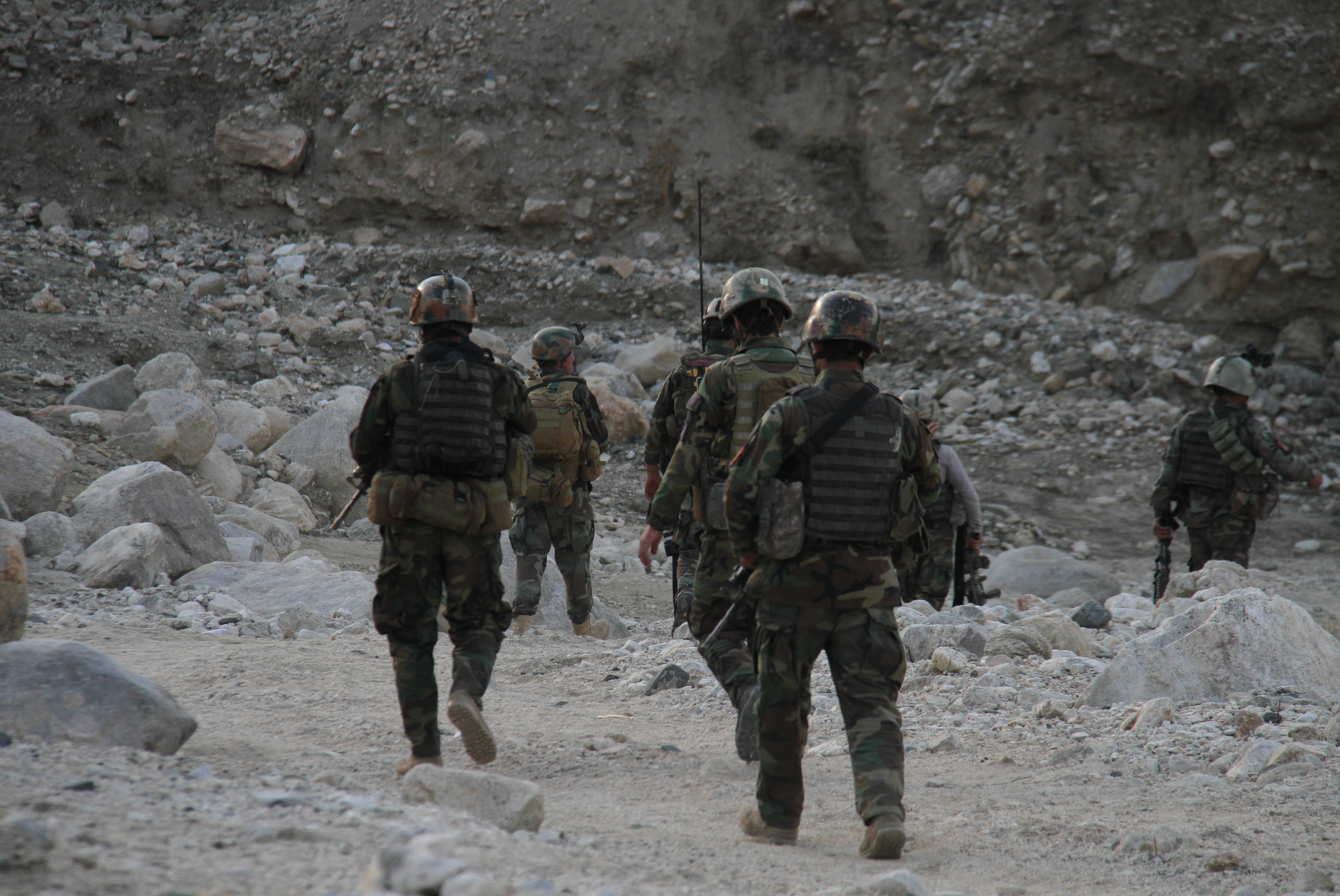 Afghan commandos forces take part in an operations against the Taliban ANONYMOUS Credit PA Images 310819.jpg