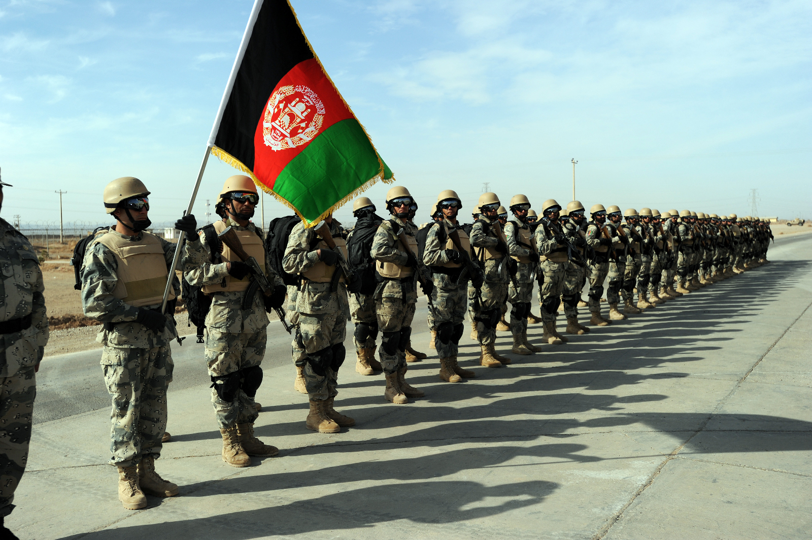 Afghan Police US Air Strike