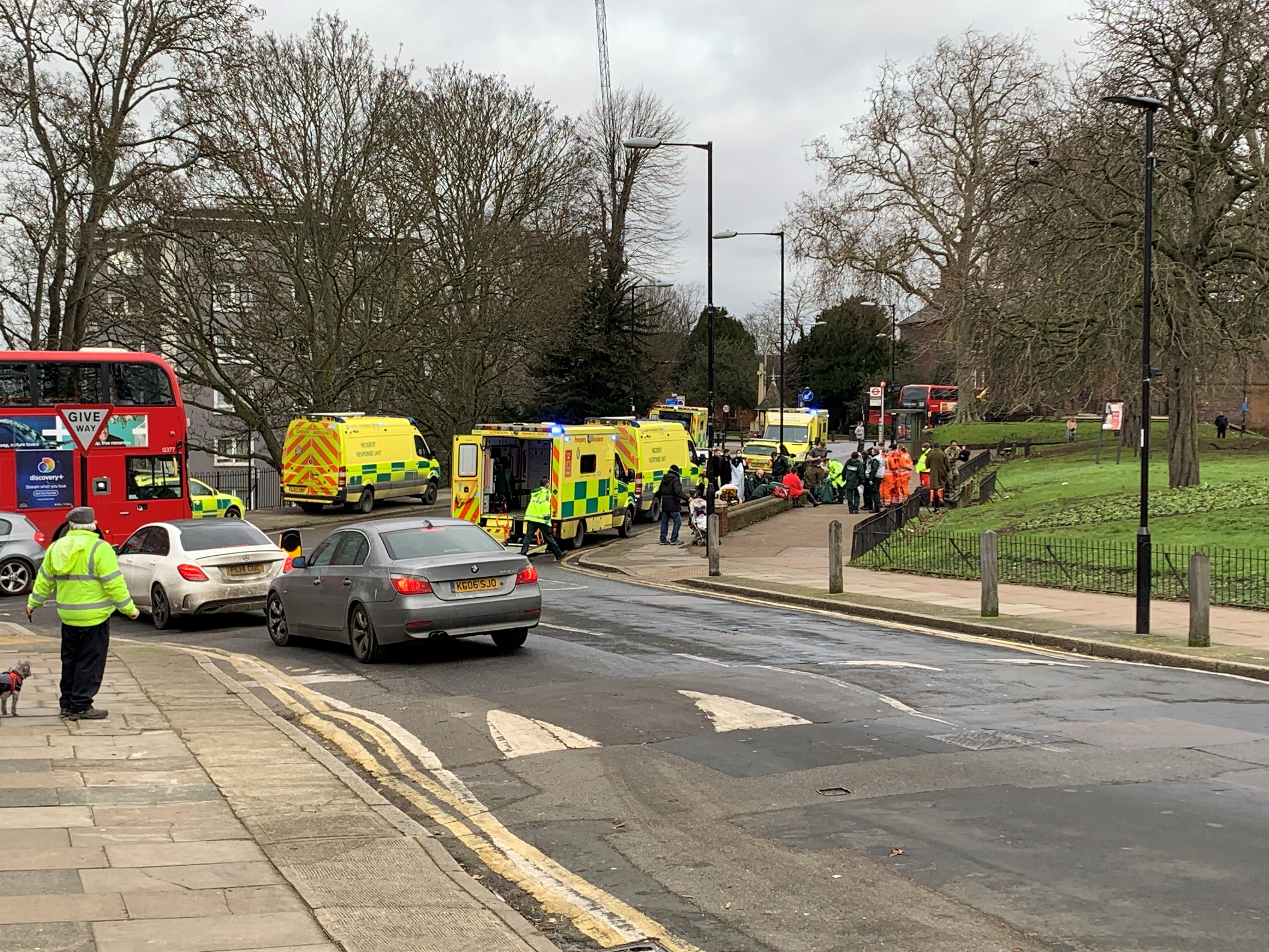 The aftermath of the incident (Picture: charltonchampion.co.uk).