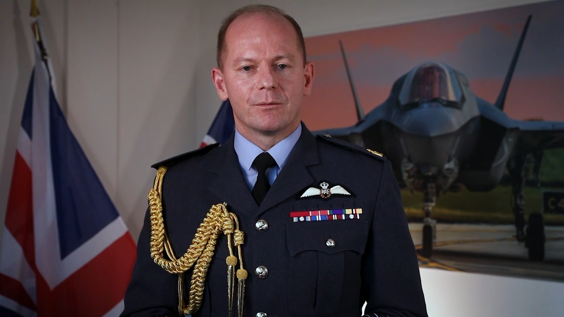 Air Chief Marshal Sir Mike Wigston Chief of the Air Staff.