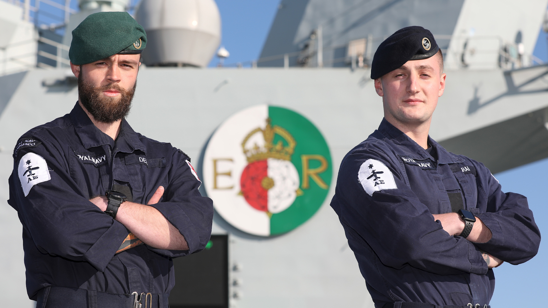 The pair are now turning their attention to the next London Marathon (Picture: Royal Navy).