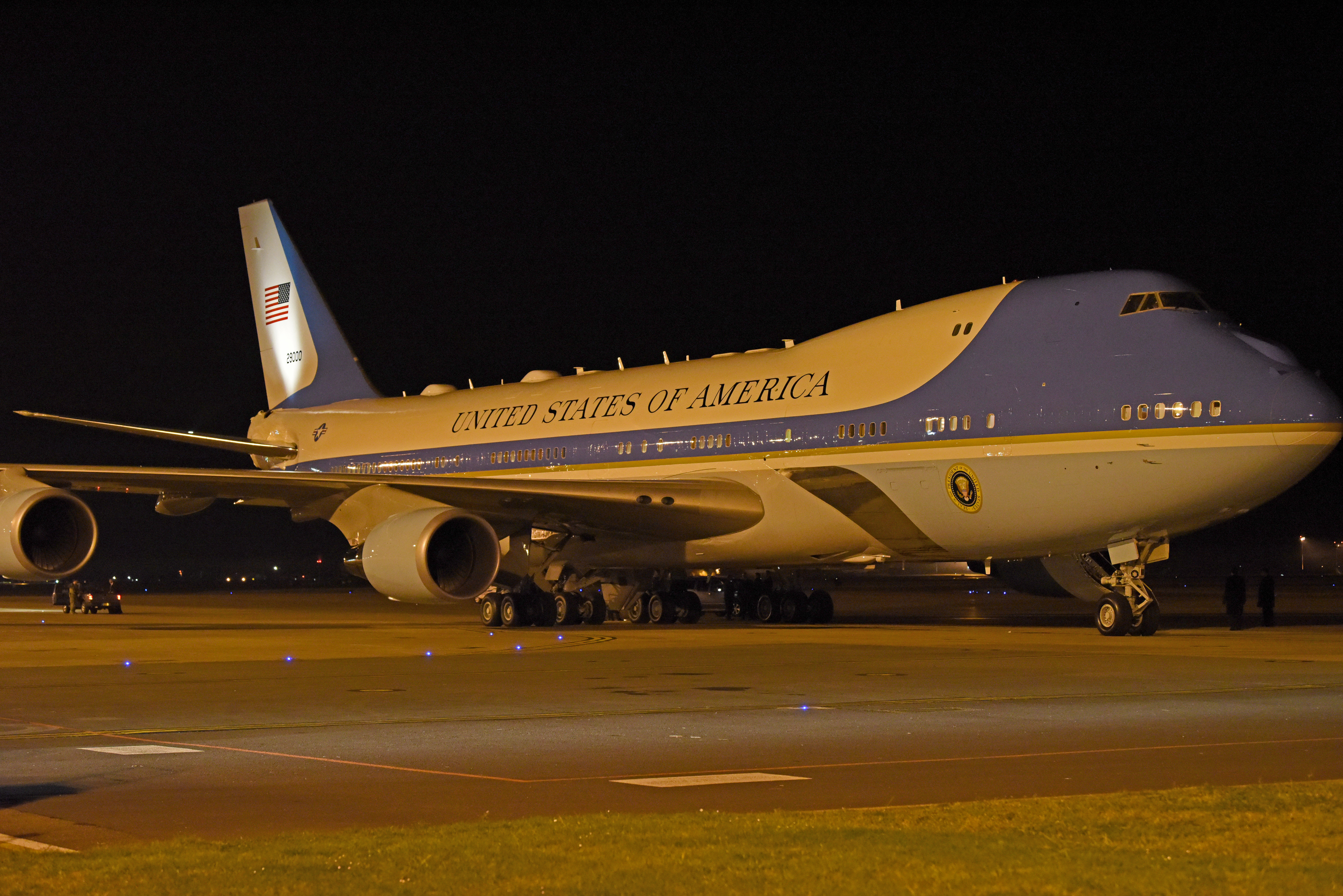 Air Force One at RAF Mildenhall