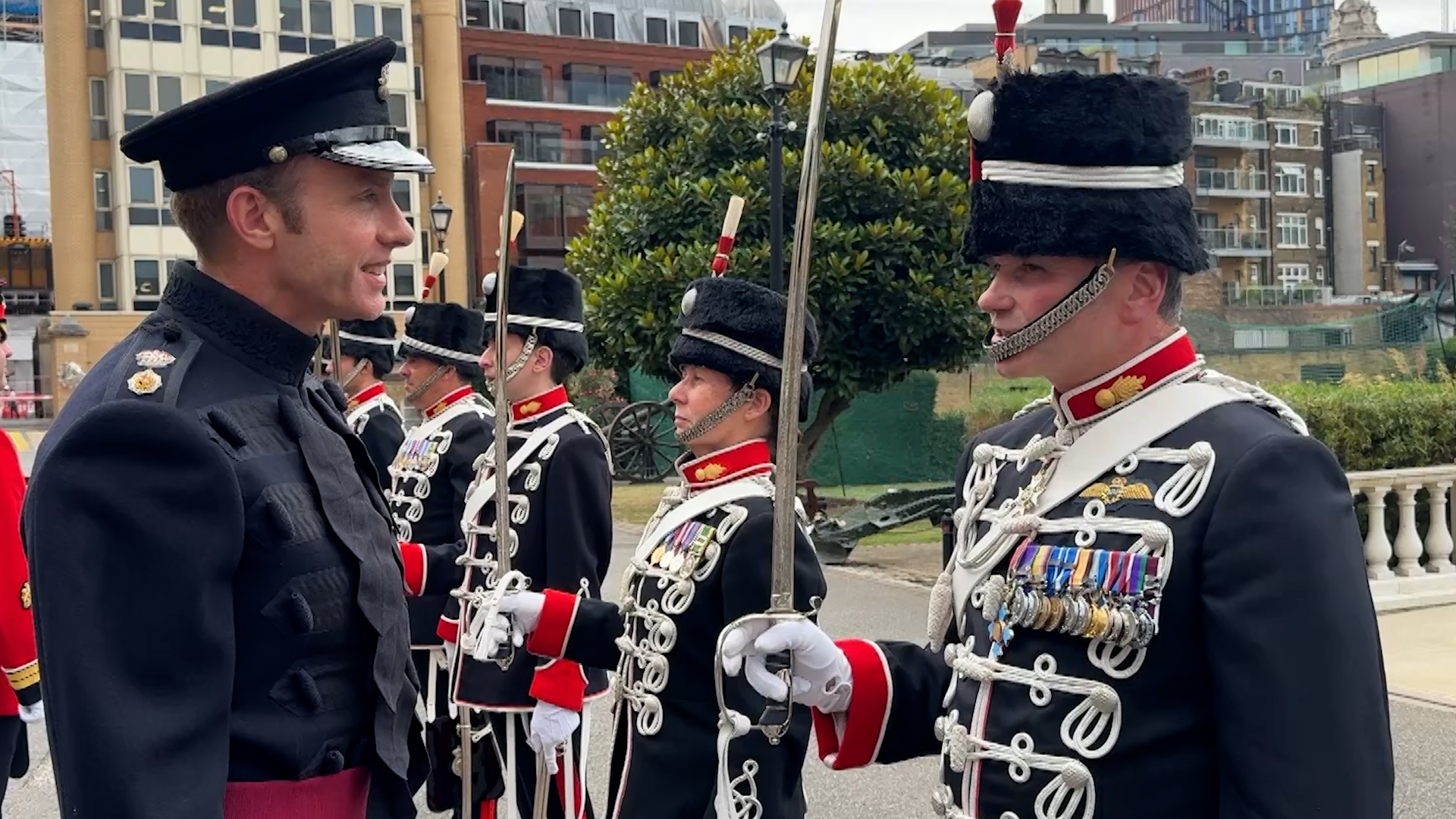 Air Marshal Andrew Turner joins Light Cavalry Honourable Artillery Company Armoury House, City of London 040924 CREDIT BFBS