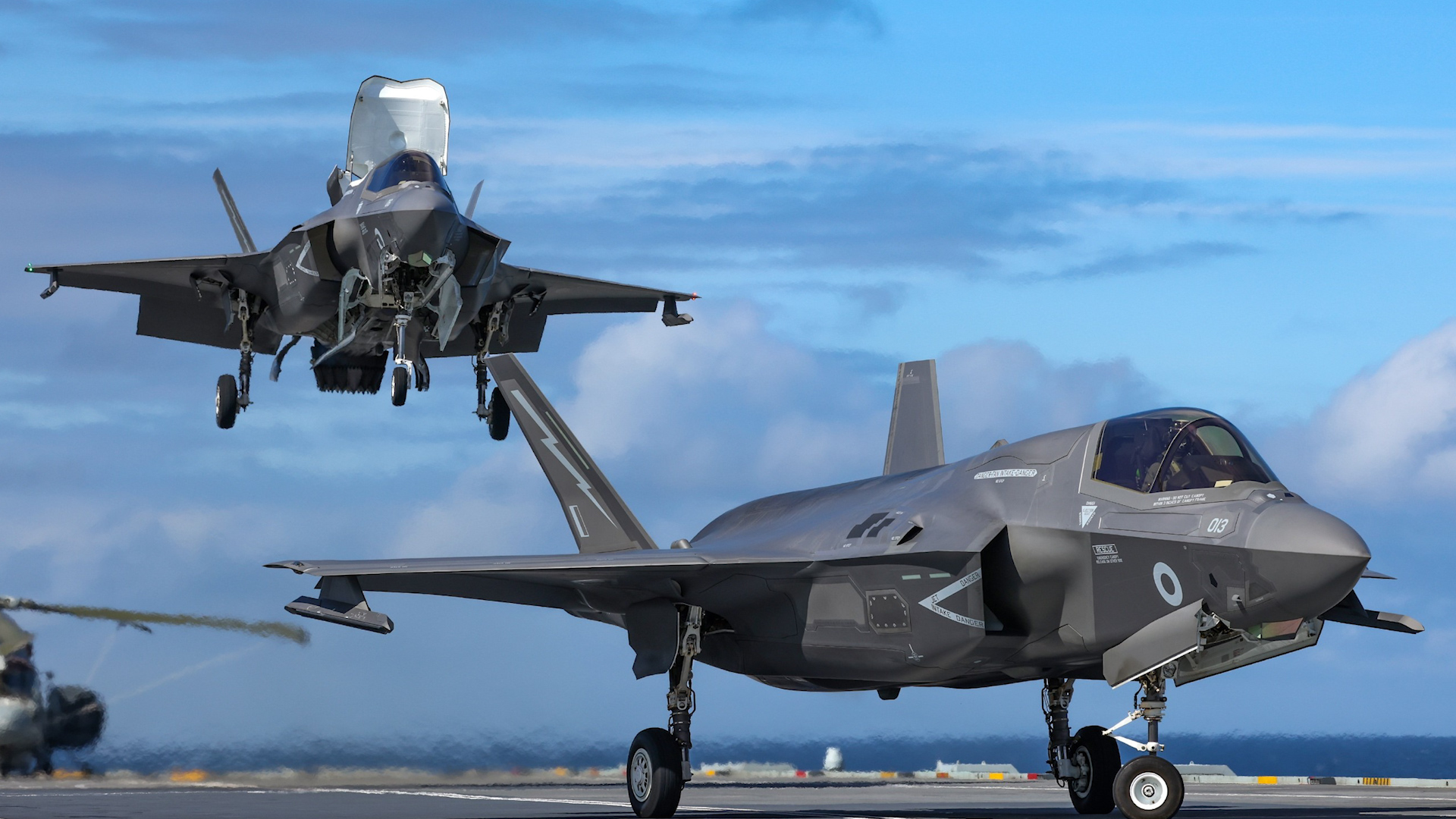 Aircraft take part in Exercise Strike Warrior 21 200521 CREDIT Crown Copyright