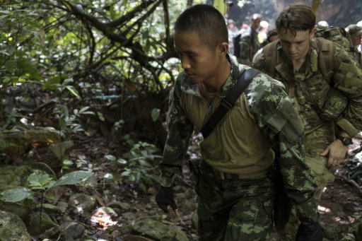 Airmen from the U.S. Indo-Pacific Command (Picture: PA).