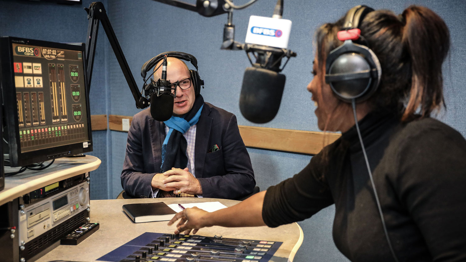Akylah Rodriguez World Radio Day Commander British Forces Cyprus CBF BFBS Radio