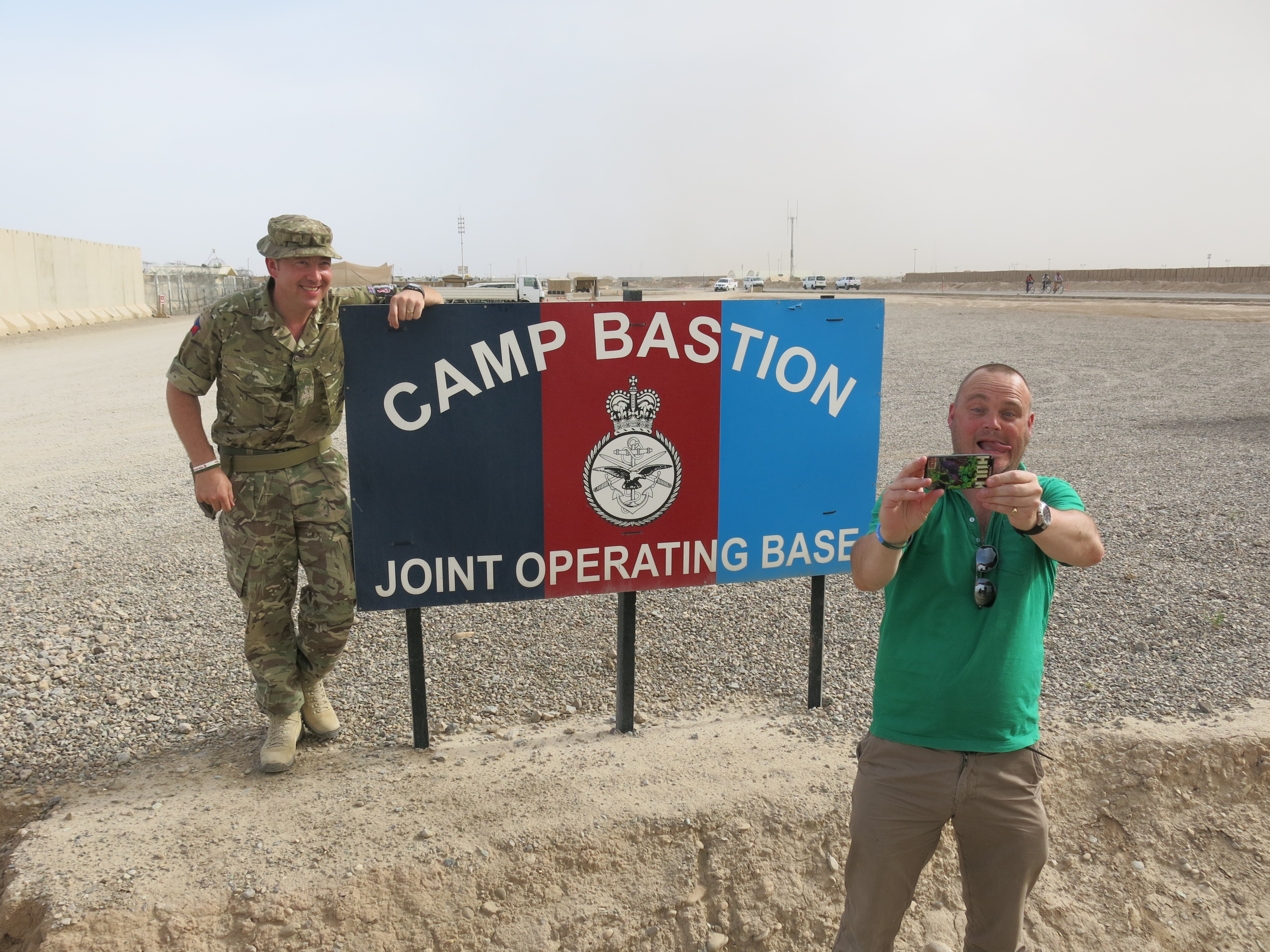Al Murray In Afghanistan With CSE