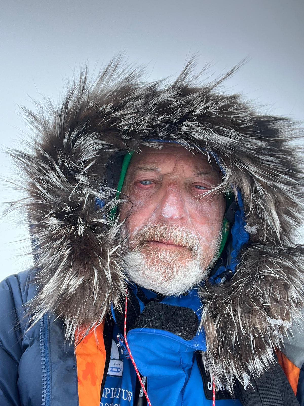 Alan Chambers, a former Royal Marine, taking part in a scientific expedition in Antarctica 251223 CREDIT Royal Marines Charity Twitter