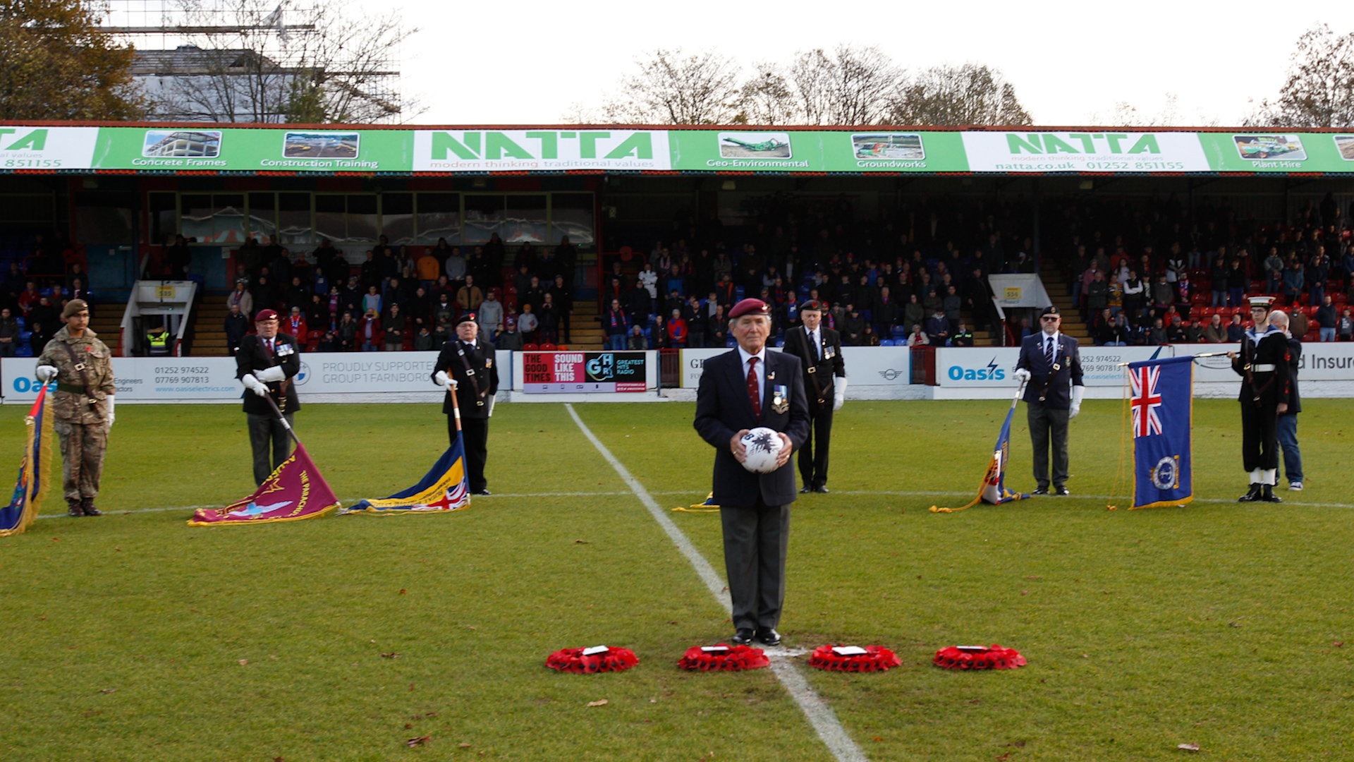Aldershot Town remembrance game CREDIT Aldershot Town FC DATE 11112023.jpg