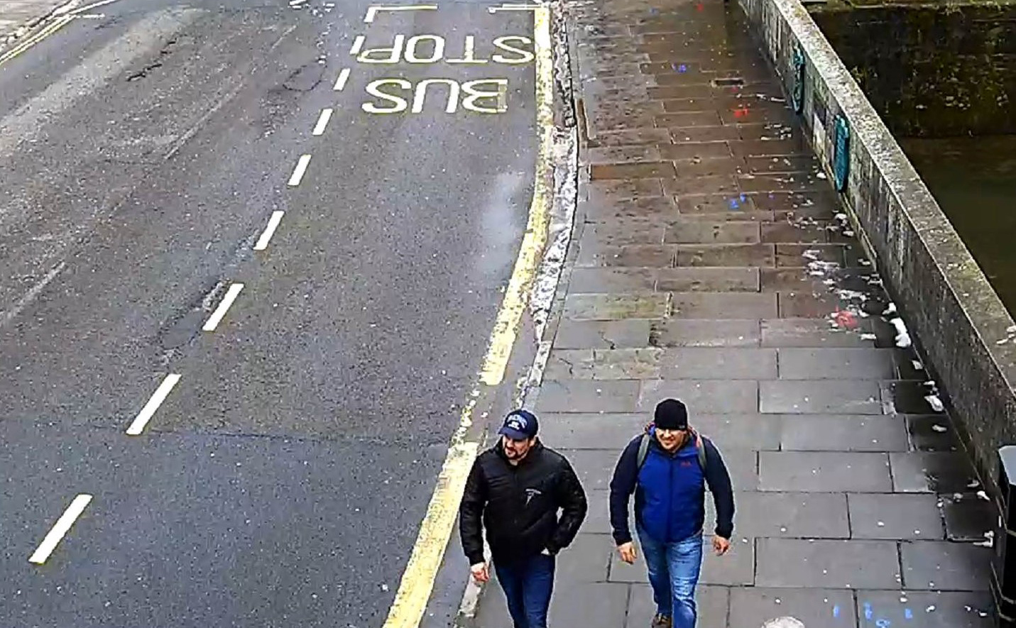 Petrov and Boshirov on CCTV (Picture: Metropolitan Police).