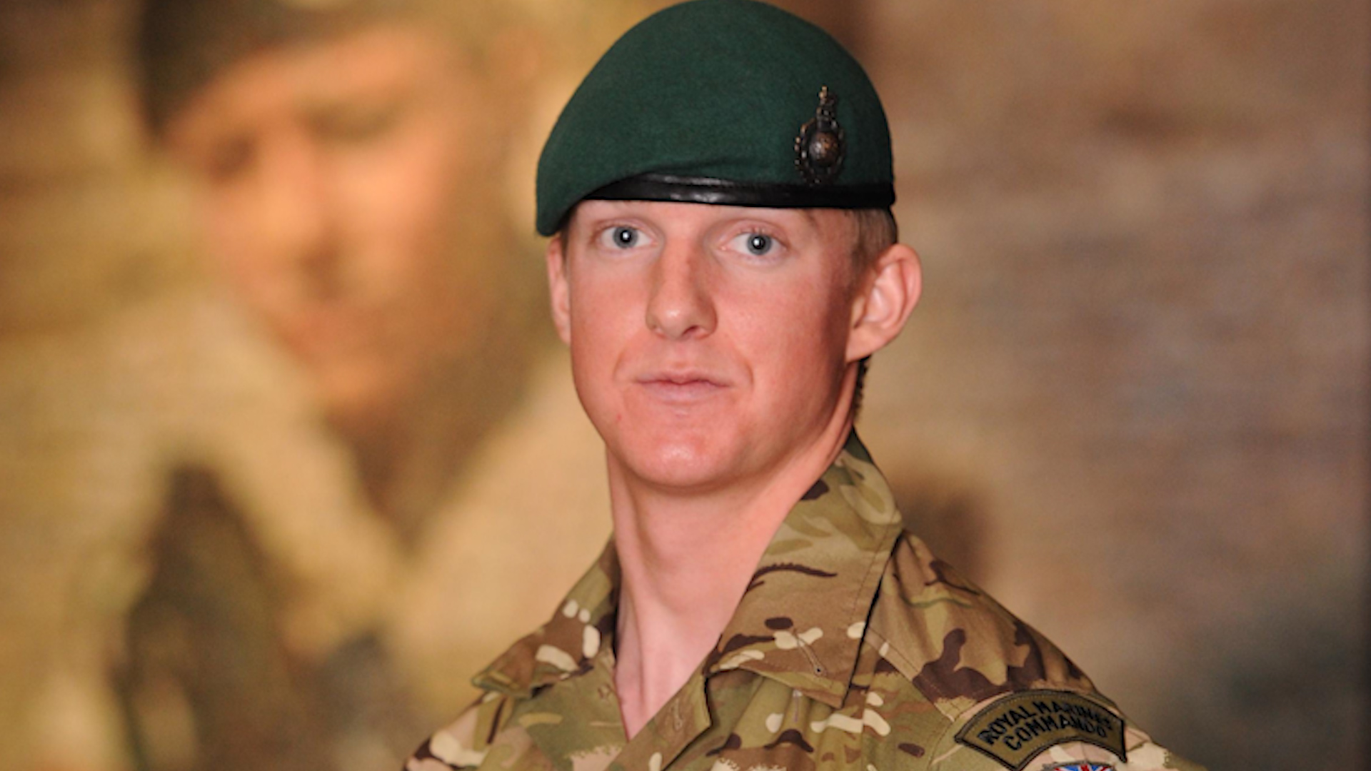 Alexander Tostevin in 2011, in Royal Marines uniform (Picture: Alamy).