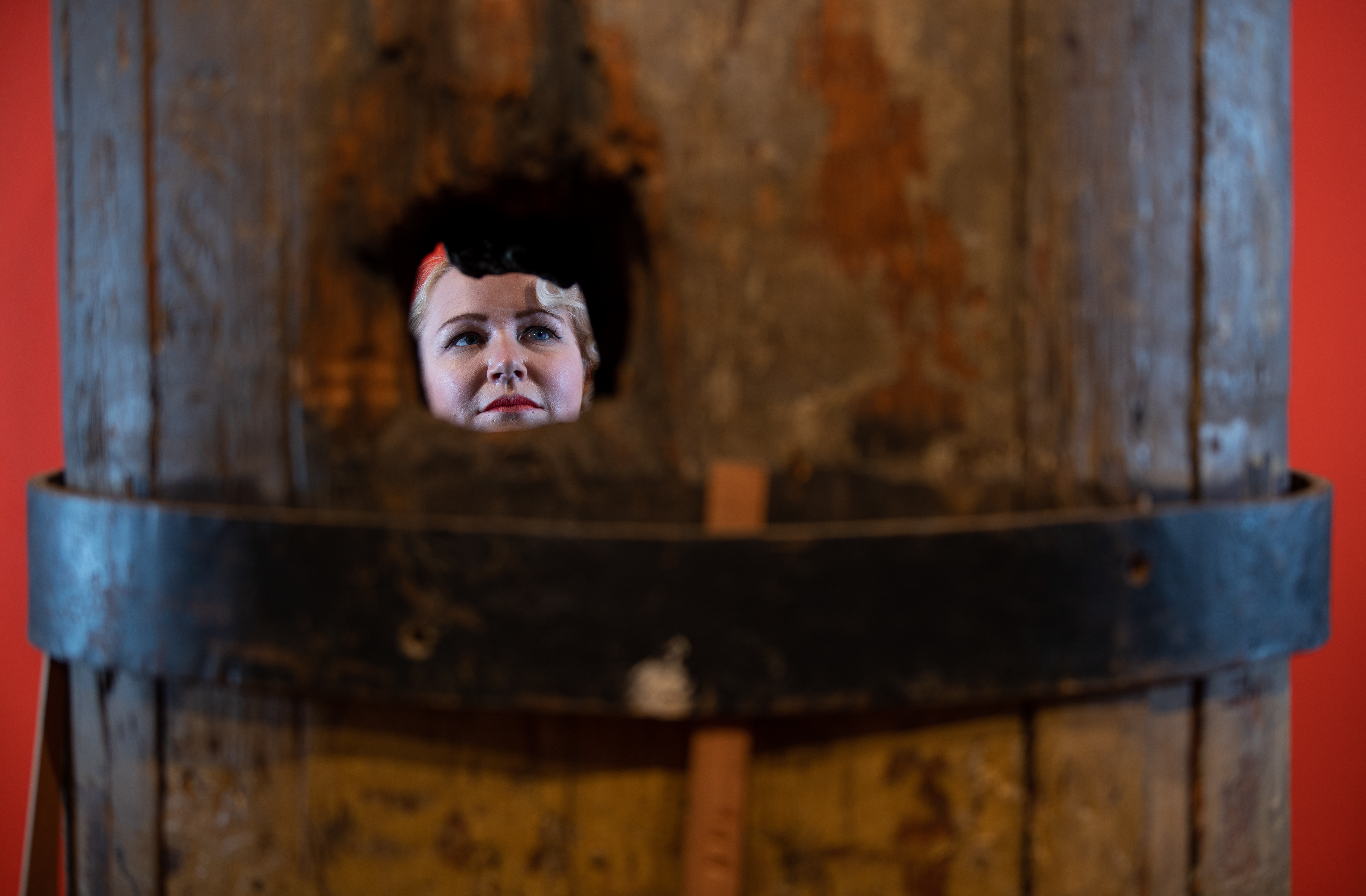 Cover image: Alice Roberts-Pratt, Interpretation Officer at the NMRN, studies a damaged part of the mast of HMS Victory (Picture: PA).