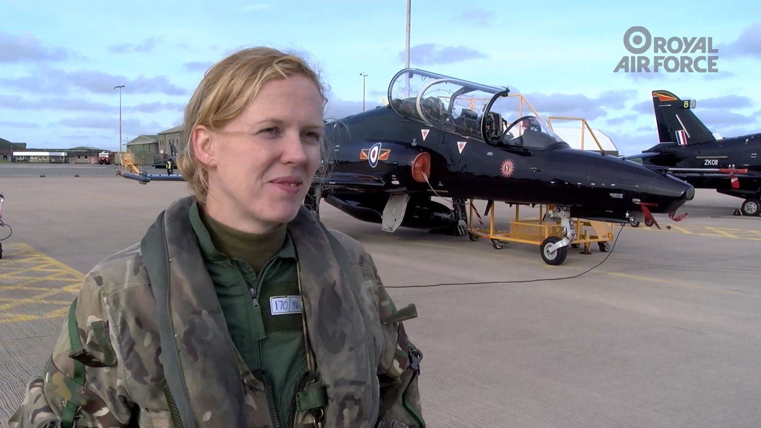 Alice Powell W Series Racing Driver RAF Valley Picture Royal Air Force