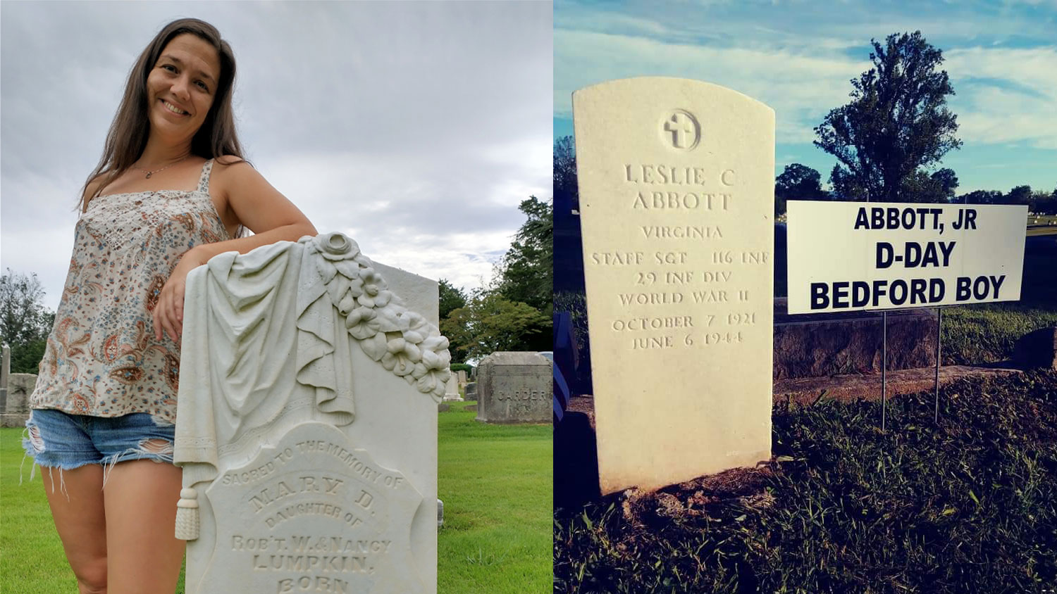 Alicia Williams Lady Taphos grave cleaner Bedford Boys CREDIT @LadyTaphos