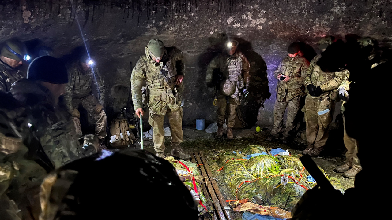 Passing the All-Arms Commando Course (AACC) gives students the right to wear the coveted Green Beret (Picture: Royal Marines Commando Training Centre X).