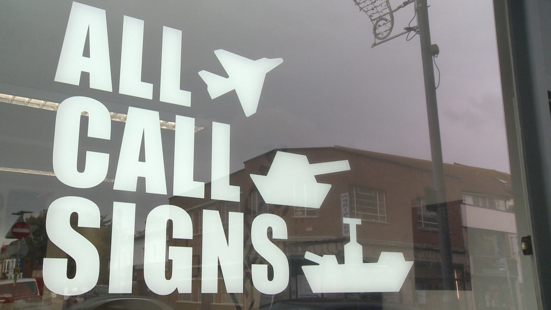 The All Call Signs shop front.