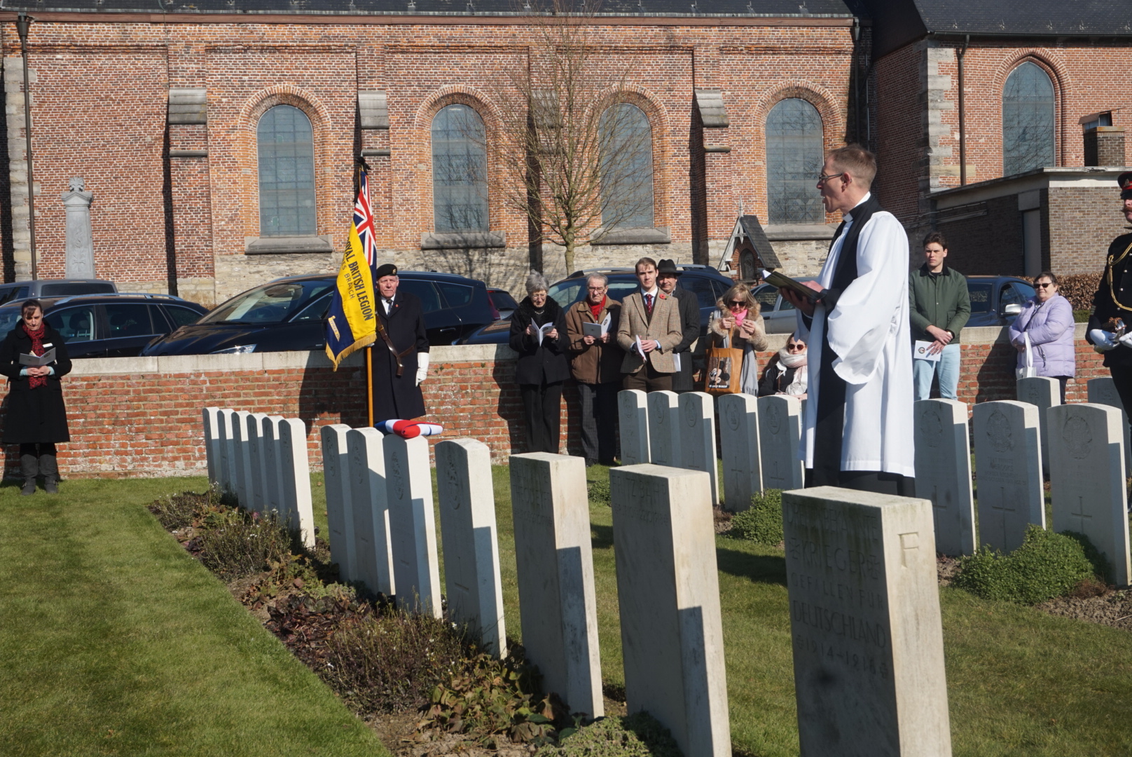 All three services were conducted by the Reverend Nick Sharpe CF