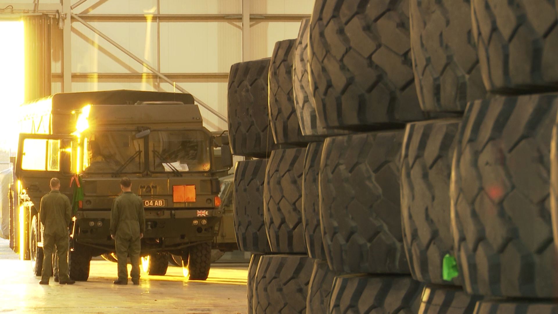 All vehicles returning from Norway had new tyres fitted.