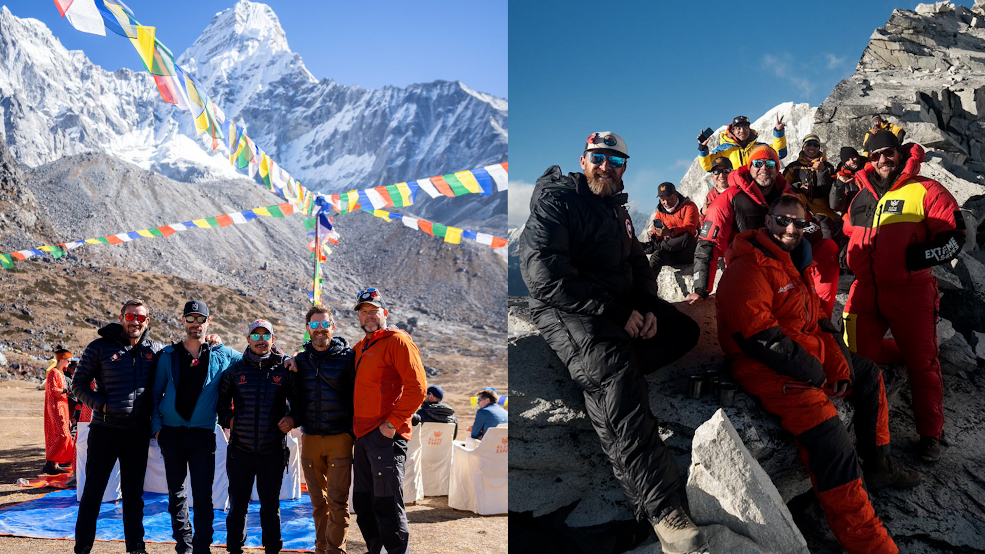 Ama Dablam group featuring Ollie Ollerton, Nims Purja and Aldo Kane 08112022 CREDIT Ollie Ollerton
