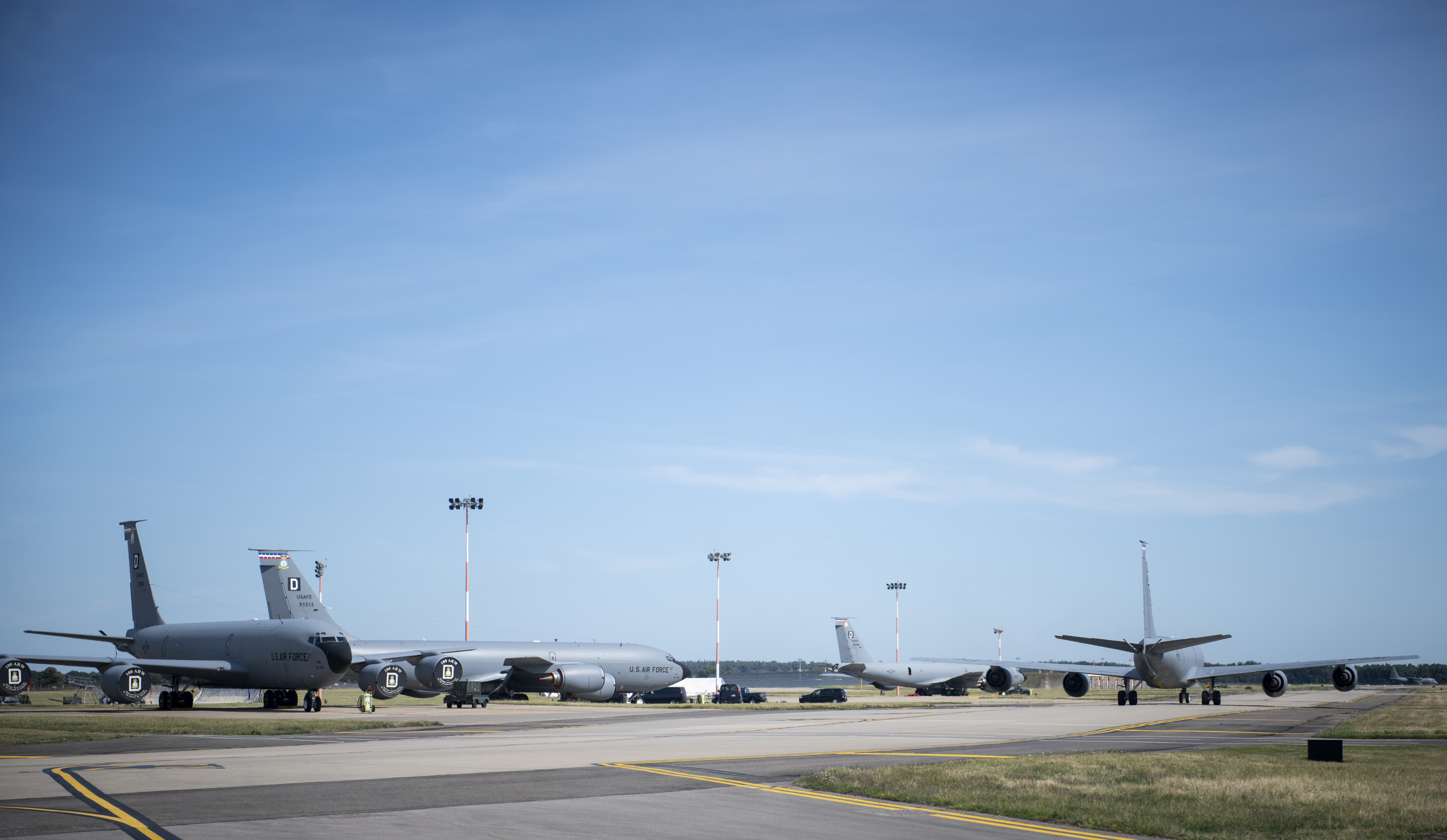 File photo of American KC-135 Stratotankers at RAF Mildenhall (Picture: US Department of Defense).