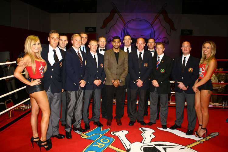 Amir Khan & British Army boxers