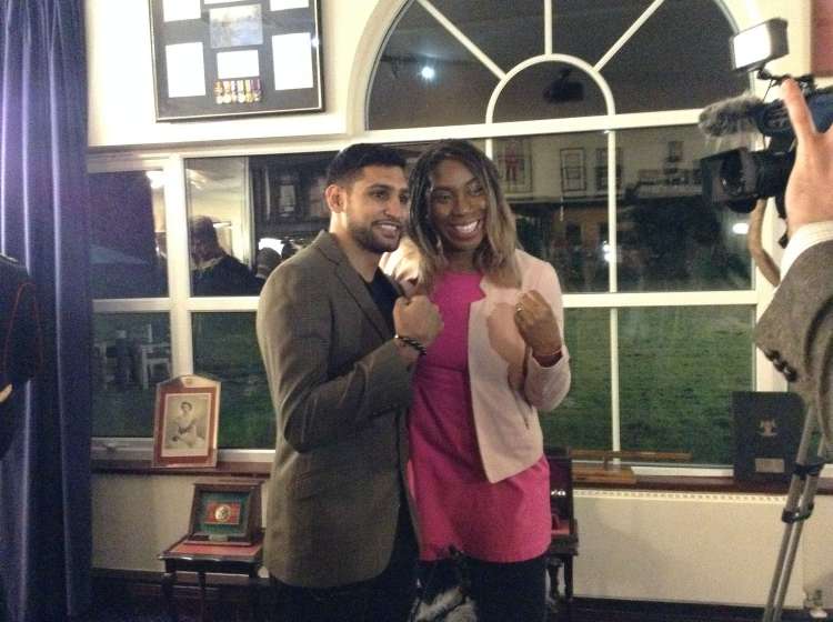Amir Khan & Forces Network's Jessie Aru-Phillips