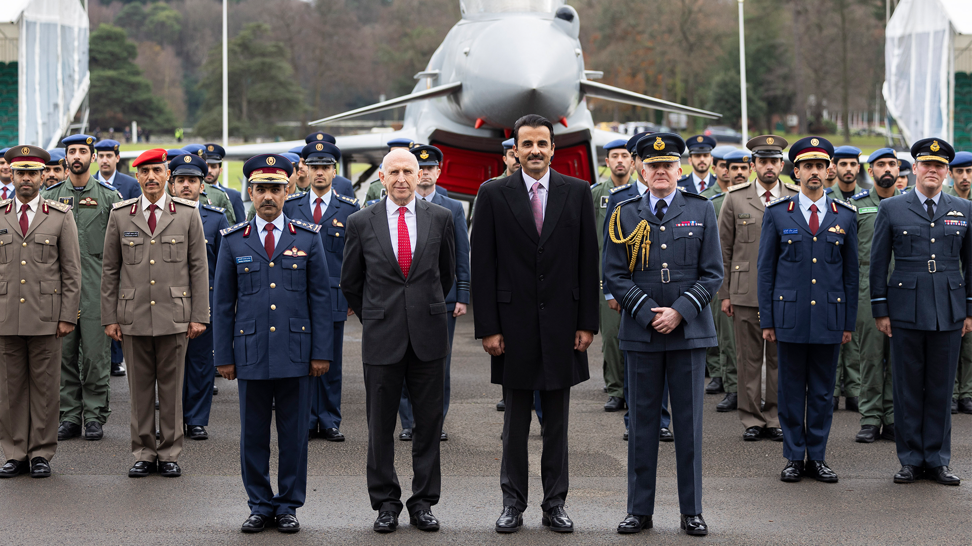 Emir of Qatar and John Healey 051224 CREDIT MOD 